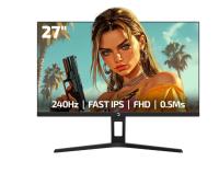 GAMEPOWER 27" KAZE T20 240Hz 0.5ms FHD Fast IPS 2x2W Speaker Gaming Monitör (Sıfır Ölü Piksel Garantili)
